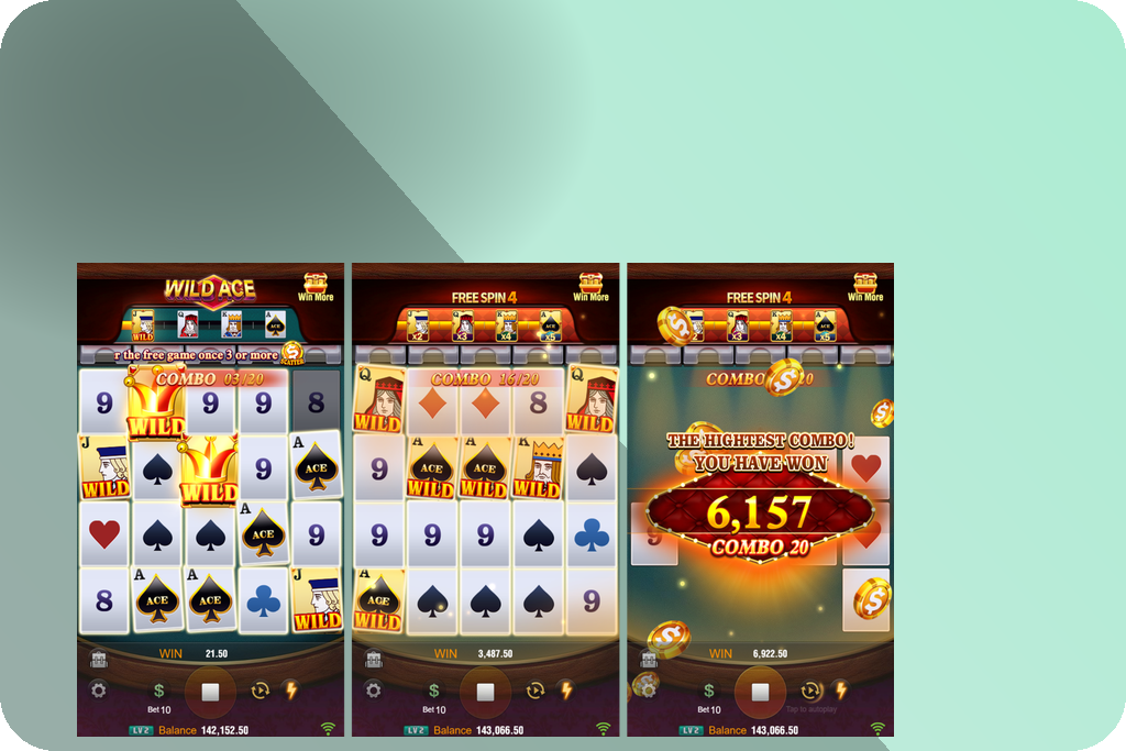 WILD ACE · Tampilan Aplikasi DUNIASLOT77
